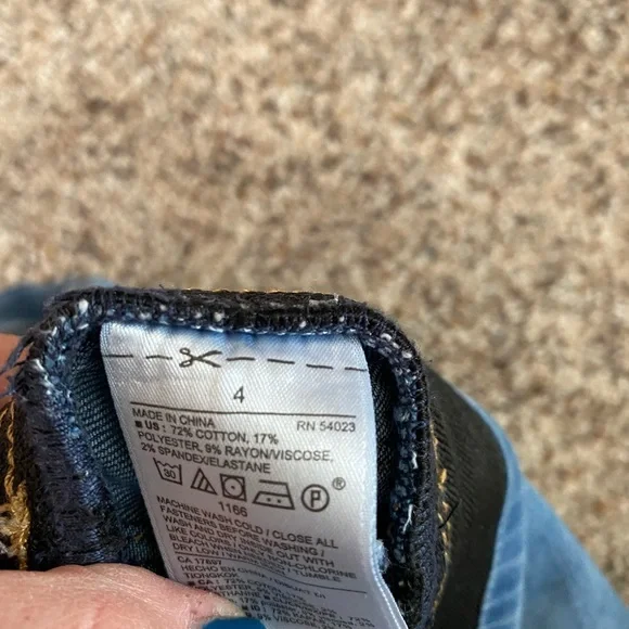 Old navy jeggings size 4 - Picture 3 of 4